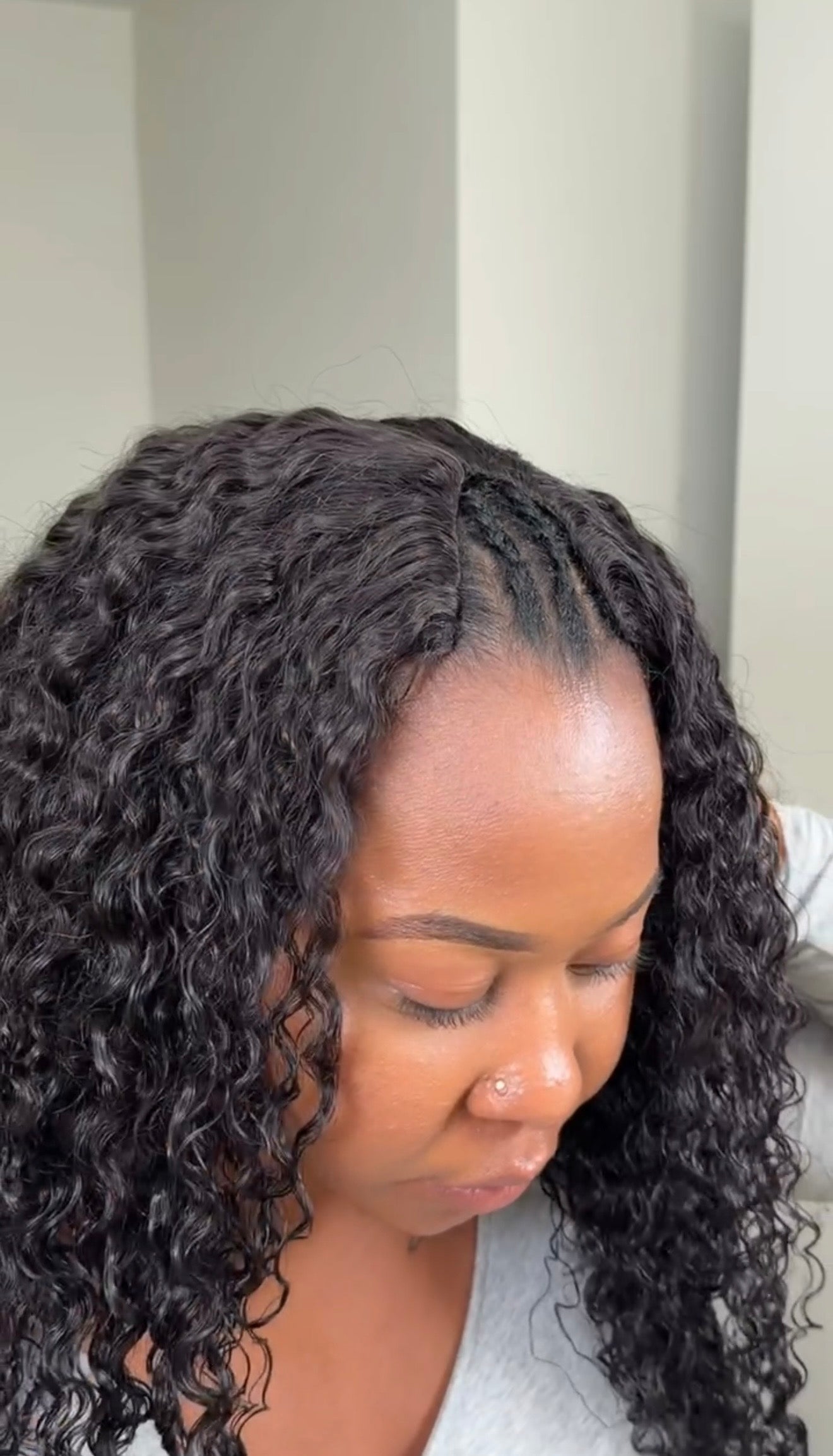 Mia - 24” Burmese Curly Half Wig