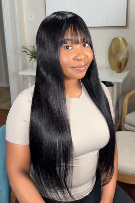 Melanie - 26" Glueless Wig With Bangs